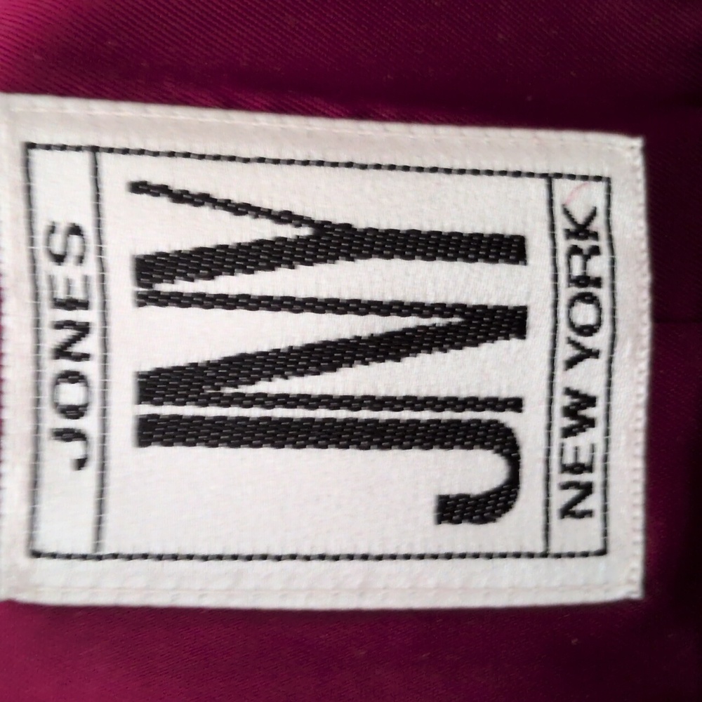 Jones of NY Red Hooded Wool Midi Coat 2 Pockets Fully Lined Size M - Picture 2 of 8